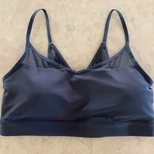 Light Support PowerSoft Mesh-Back Sports Bra Dusk Navy S